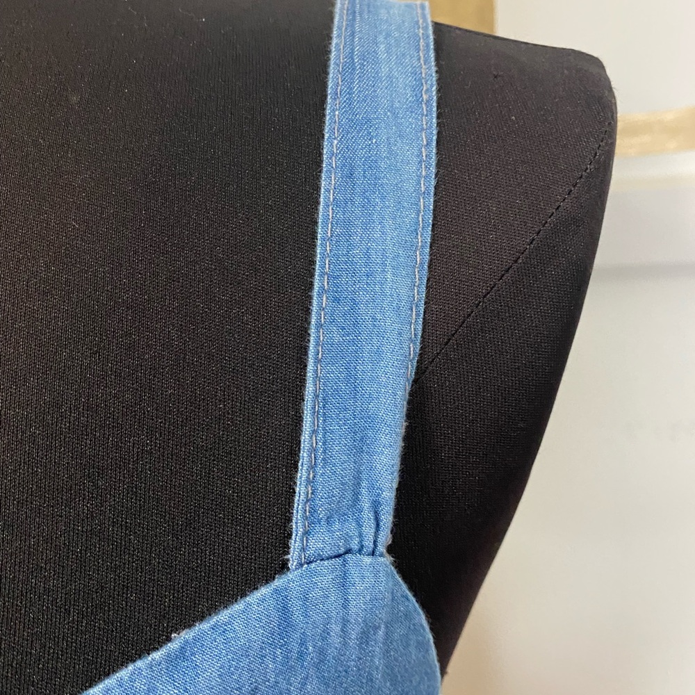 Denim Chambray Top